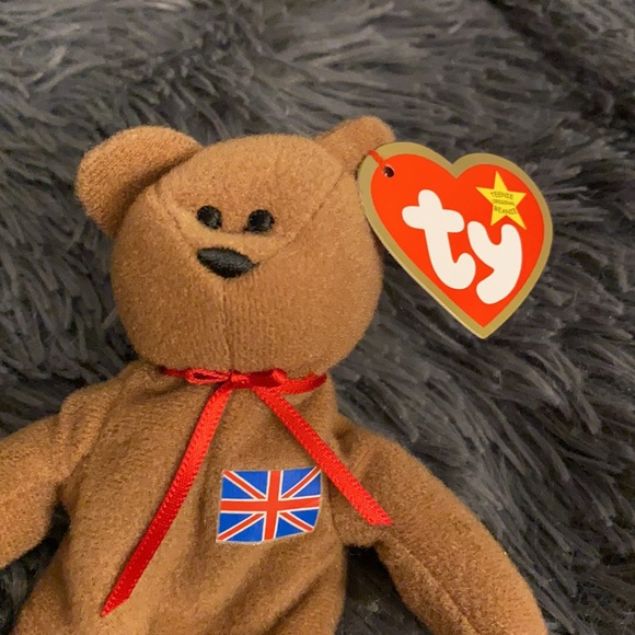Britannia the Bear -Teenie Beanie Baby - Picture 2 of 5